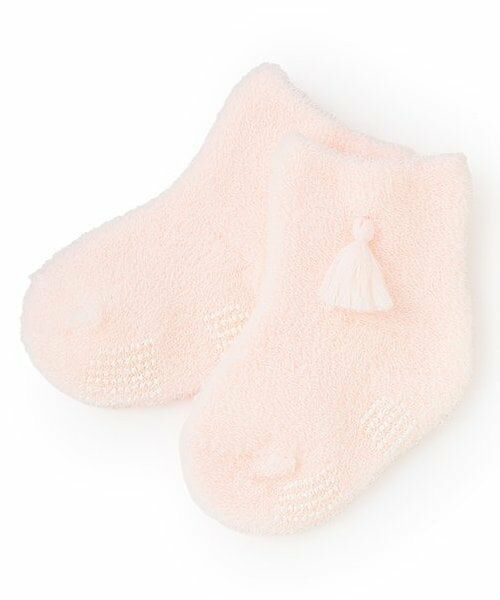 Sophie la girafe / キリンのソフィー ソックス | フリンジパイルソックス（ピンク）
