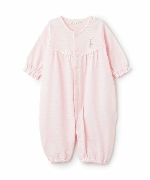 Sophie la girafe / キリンのソフィー ロンパース | ブライト天竺2WAYオール | 詳細2