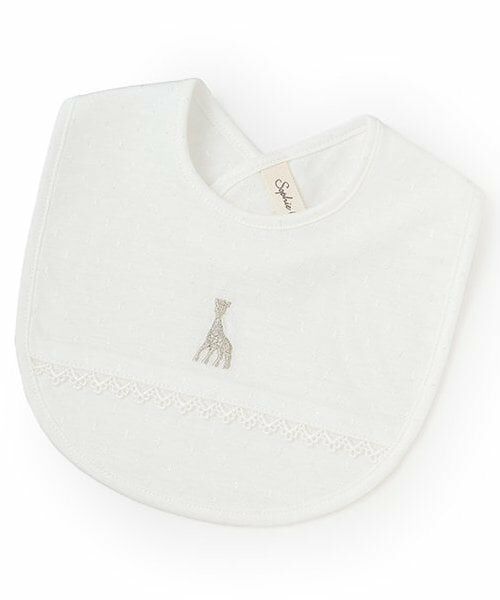 Sophie la girafe / キリンのソフィー スタイ・ビブ | ブライト天竺スタイ（オフ ホワイト）