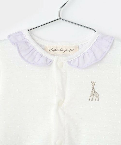 Sophie la girafe / キリンのソフィー ロンパース | ボタニカル柄ショートオール | 詳細2