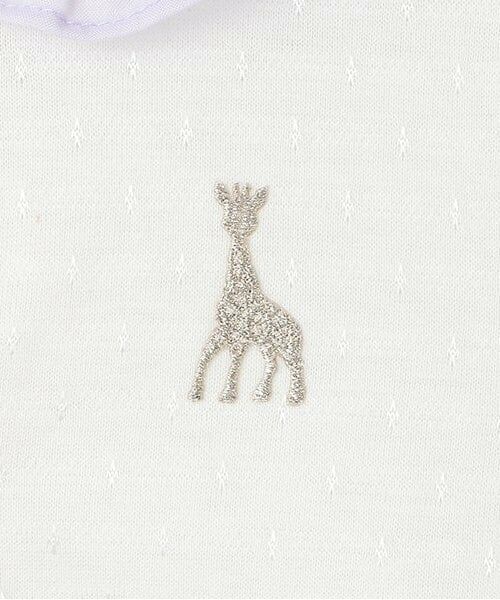Sophie la girafe / キリンのソフィー ロンパース | ボタニカル柄ショートオール | 詳細3
