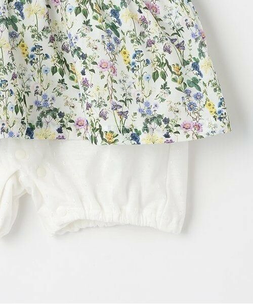 Sophie la girafe / キリンのソフィー ロンパース | ボタニカル柄ショートオール | 詳細5