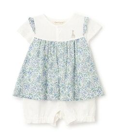 Sophie la girafe / キリンのソフィー ロンパース | 小花柄ショートオール