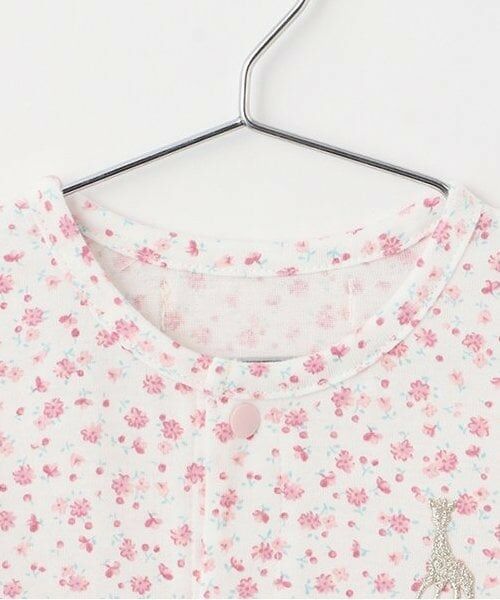 Sophie la girafe / キリンのソフィー 肌着 | 花柄天竺ボディスーツ | 詳細2