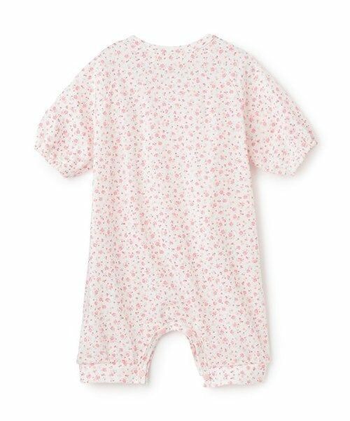 Sophie la girafe / キリンのソフィー ロンパース | 花柄天竺NEWBORNウェア | 詳細1