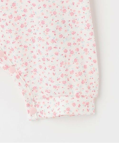 Sophie la girafe / キリンのソフィー ロンパース | 花柄天竺NEWBORNウェア | 詳細5