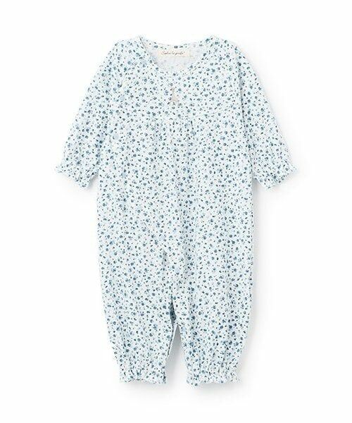 Sophie la girafe / キリンのソフィー ロンパース | 花柄天竺2WAYオール | 詳細2