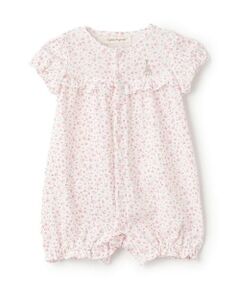 Sophie la girafe / キリンのソフィー ロンパース | 花柄天竺ショートオール