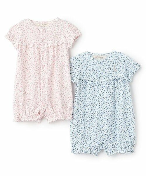 Sophie la girafe / キリンのソフィー ロンパース | 花柄天竺ショートオール | 詳細7