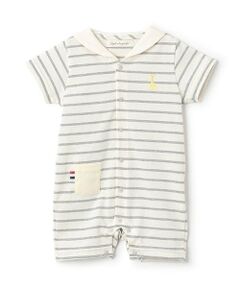 Sophie la girafe / キリンのソフィー ロンパース | ボーダーセーラーショートオール