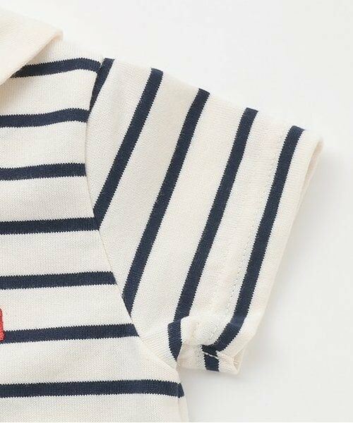 Sophie la girafe / キリンのソフィー ロンパース | ボーダーセーラーショートオール | 詳細5