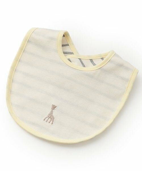 Sophie la girafe / キリンのソフィー スタイ・ビブ | ボーダースタイ（レモン イエロー）