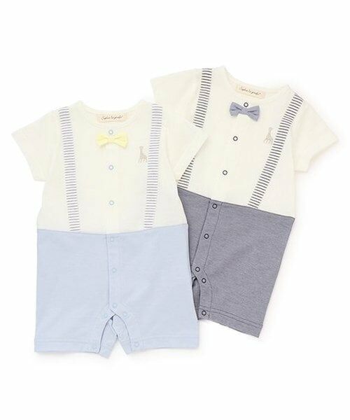 Sophie la girafe / キリンのソフィー ロンパース | サスペンダーショートオール | 詳細8