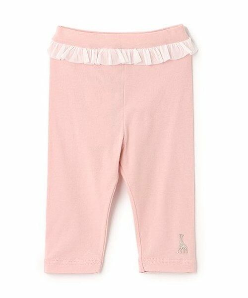 Sophie la girafe / キリンのソフィー レギンス・スパッツ | ウエストフリル7分丈レギンス【日本製】（ピンク）
