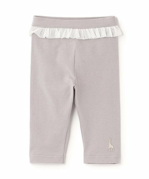 Sophie la girafe / キリンのソフィー レギンス・スパッツ | ウエストフリル7分丈レギンス【日本製】（グレー）