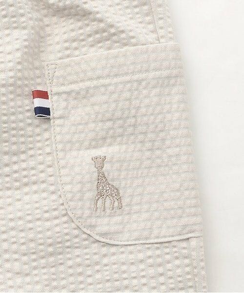 Sophie la girafe / キリンのソフィー ショート・ハーフ・半端丈パンツ | ニットサッカーハーフパンツ【日本製】 | 詳細3