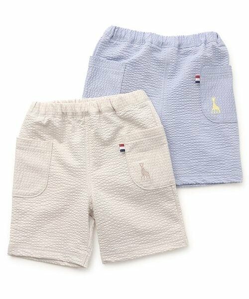 Sophie la girafe / キリンのソフィー ショート・ハーフ・半端丈パンツ | ニットサッカーハーフパンツ【日本製】 | 詳細6