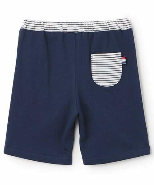 Sophie la girafe / キリンのソフィー ショート・ハーフ・半端丈パンツ | ボーダーポケットハーフパンツ【日本製】 | 詳細1