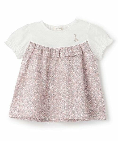 Sophie la girafe / キリンのソフィー その他トップス | 小花柄チュニック【日本製】（ピンク）