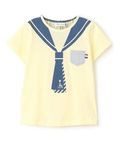 Sophie la girafe / キリンのソフィー Tシャツ | セーラープリント半袖Tシャツ【日本製】