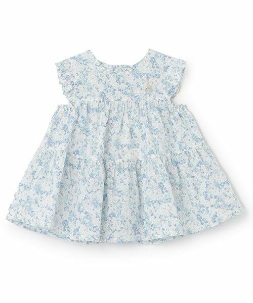 Sophie la girafe / キリンのソフィー その他トップス | 花柄チュニック【日本製】（ブルー）