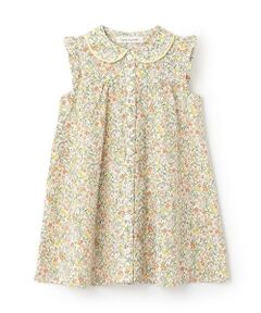 Sophie la girafe / キリンのソフィー ミニ丈・ひざ丈ワンピース | ボタニカル柄ワンピース【日本製】