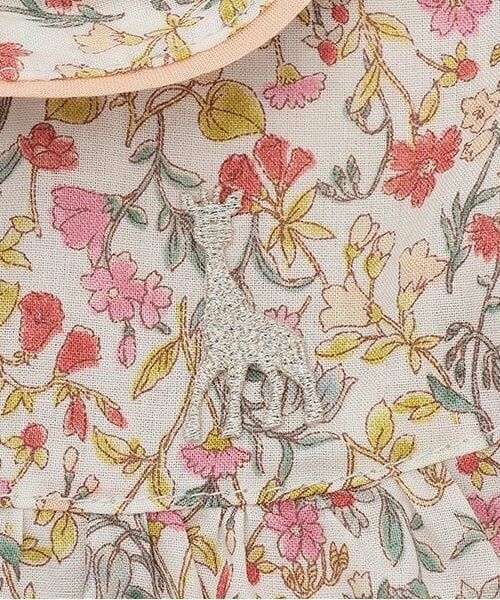 Sophie la girafe / キリンのソフィー ミニ丈・ひざ丈ワンピース | ボタニカル柄ワンピース【日本製】 | 詳細4