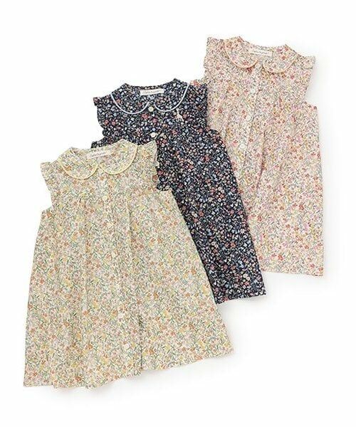 Sophie la girafe / キリンのソフィー ミニ丈・ひざ丈ワンピース | ボタニカル柄ワンピース【日本製】 | 詳細7