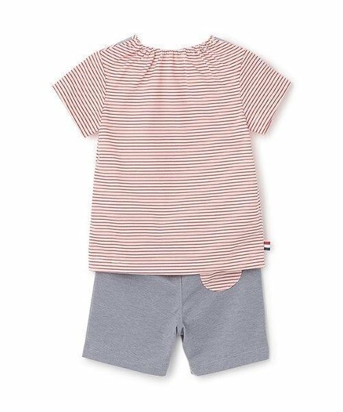 Sophie la girafe / キリンのソフィー Tシャツ | プリントボーダー半袖スーツ【日本製】 | 詳細1