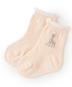 Sophie la girafe / キリンのソフィー ソックス | 透かしソックス【日本製】