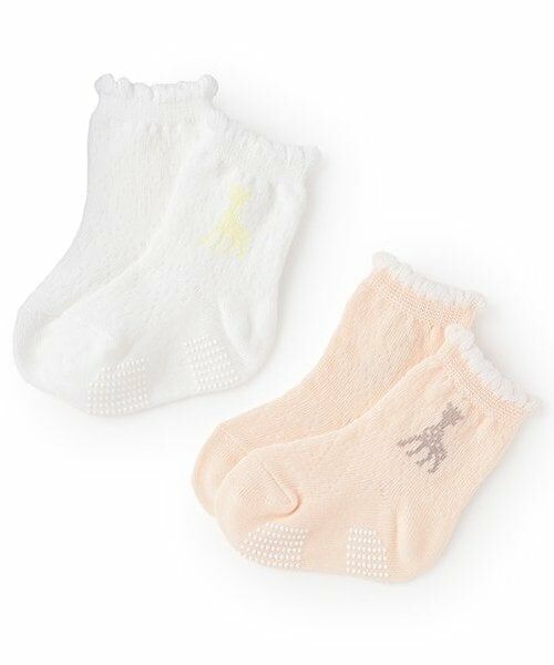 Sophie la girafe / キリンのソフィー ソックス | 透かしソックス【日本製】 | 詳細6