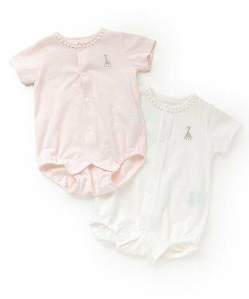 Sophie la girafe / キリンのソフィー 肌着 | レース半袖ボディスーツ【日本製】 | 詳細7