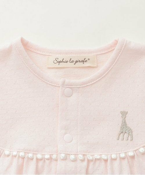 Sophie la girafe / キリンのソフィー ロンパース | レース半袖2WAYオール【日本製】 | 詳細3