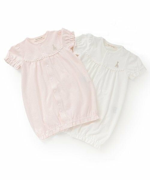 Sophie la girafe / キリンのソフィー ロンパース | レース半袖2WAYオール【日本製】 | 詳細8