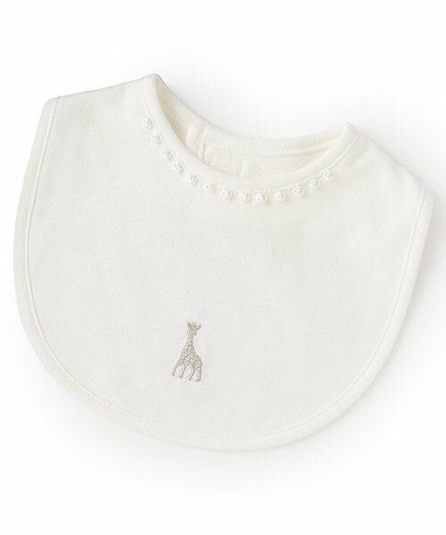 Sophie la girafe / キリンのソフィー スタイ・ビブ | レーススタイ【日本製】（オフ ホワイト）