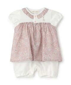 Sophie la girafe / キリンのソフィー ロンパース | 小花柄ショートオール【日本製】