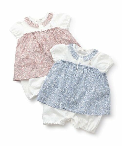 Sophie la girafe / キリンのソフィー ロンパース | 小花柄ショートオール【日本製】 | 詳細7