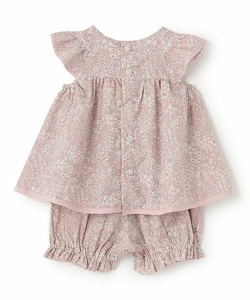 Sophie la girafe / キリンのソフィー ベビー・キッズウエア | 小花柄ベビース-ツ【日本製】 | 詳細1