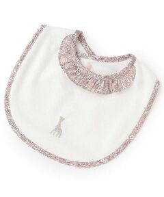 Sophie la girafe / キリンのソフィー スタイ・ビブ | 小花柄フリルスタイ【日本製】