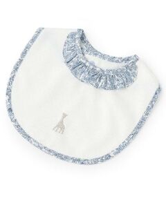 Sophie la girafe / キリンのソフィー スタイ・ビブ | 小花柄フリルスタイ【日本製】