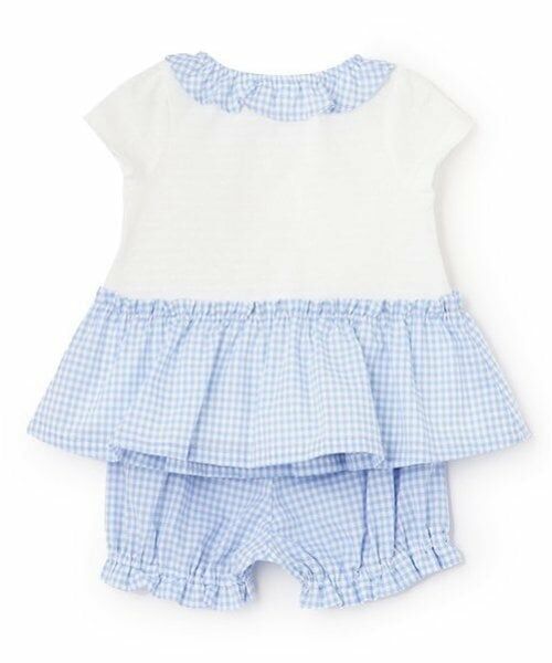 Sophie la girafe / キリンのソフィー ロンパース | ギンガムチェックベビースーツ【日本製】 | 詳細2