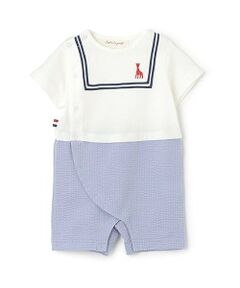 Sophie la girafe / キリンのソフィー ロンパース | ニットサッカーショートオール【日本製】