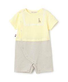 Sophie la girafe / キリンのソフィー ロンパース | ニットサッカーショートオール【日本製】