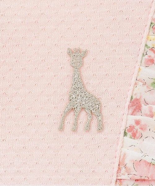 Sophie la girafe / キリンのソフィー ロンパース | 花柄ショートオール【日本製】 | 詳細3