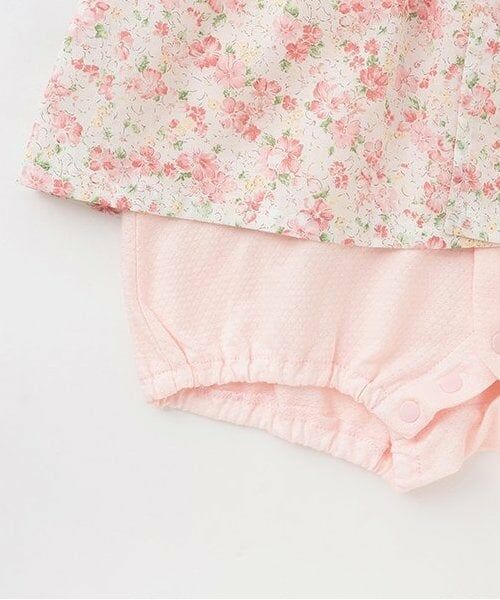 Sophie la girafe / キリンのソフィー ロンパース | 花柄ショートオール【日本製】 | 詳細5