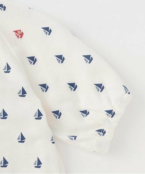 Sophie la girafe / キリンのソフィー 肌着 | ヨットプリントNEWBORNウェア【日本製】 | 詳細4