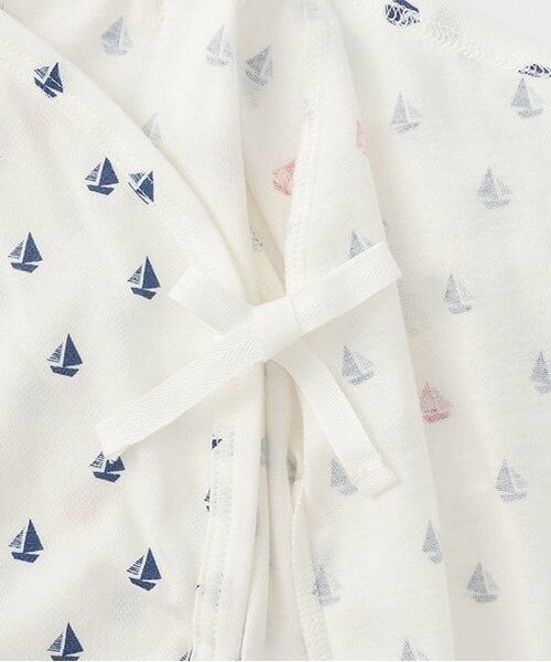 Sophie la girafe / キリンのソフィー 肌着 | ヨットプリントNEWBORNウェア【日本製】 | 詳細6