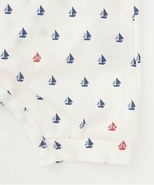 Sophie la girafe / キリンのソフィー 肌着 | ヨットプリントNEWBORNウェア【日本製】 | 詳細7