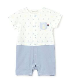 Sophie la girafe / キリンのソフィー ロンパース | ヨットプリントショートオール【日本製】