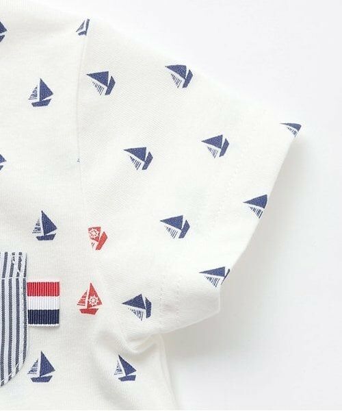 Sophie la girafe / キリンのソフィー ロンパース | ヨットプリントショートオール【日本製】 | 詳細4